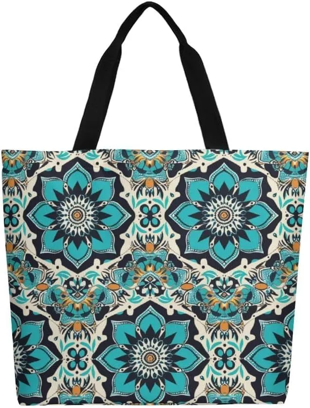 Canvas Tote Bag Large Women Casual Shoulder Bag Handbag Reusable Beach Shopping Grocery Bag For Outdoors