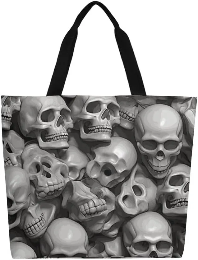 Canvas Tote Bag Large Women Casual Shoulder Bag Handbag Reusable Beach Shopping Grocery Bag For Outdoors