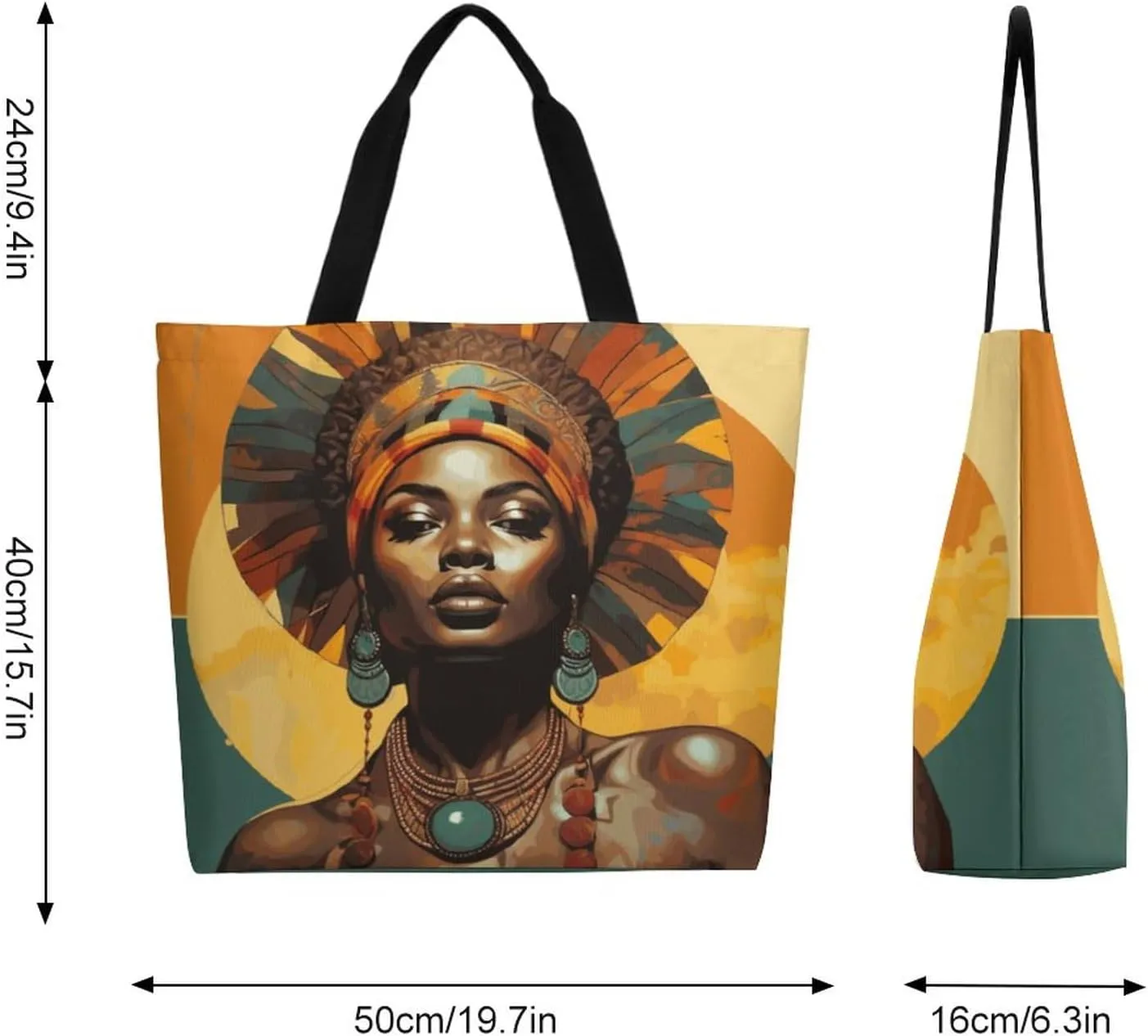 Canvas Tote Bag Large Women Casual Shoulder Bag Handbag Reusable Beach Shopping Grocery Bag For Outdoors