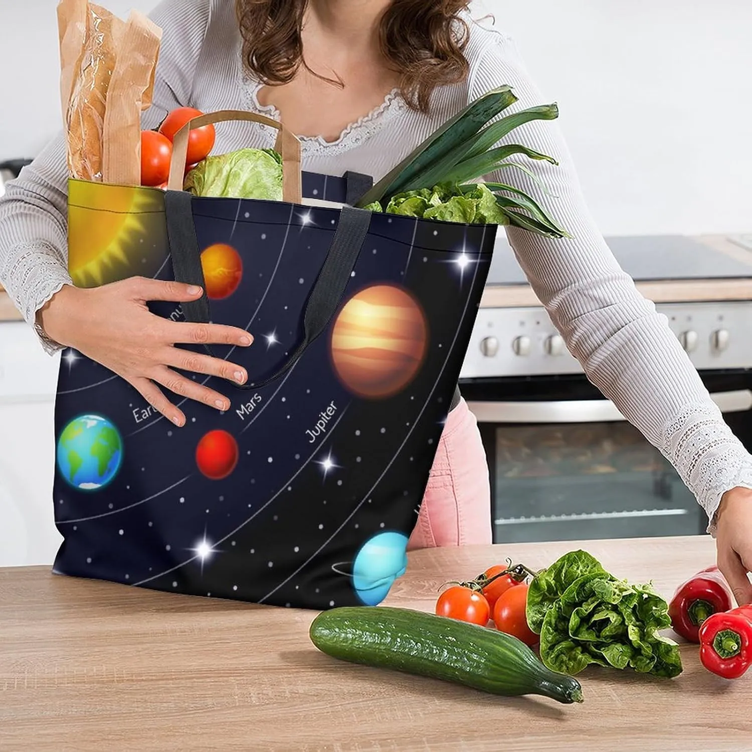 Canvas Tote Bag Large Women Casual Shoulder Bag Handbag Reusable Beach Shopping Grocery Bag For Outdoors