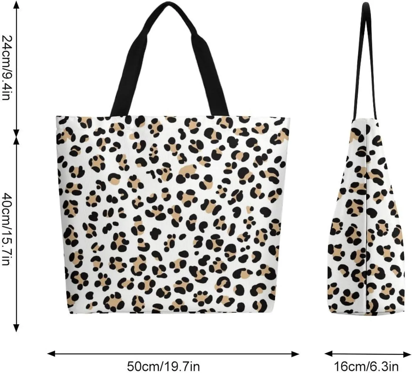 Canvas Tote Bag Large Women Casual Shoulder Bag Handbag Reusable Beach Shopping Grocery Bag For Outdoors
