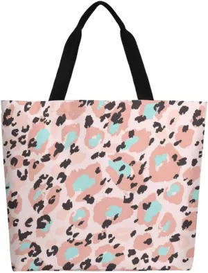 Canvas Tote Bag - Large Women's Casual Shoulder Handbag - Reusable Beach & Shopping Grocery Bag for Outdoors
