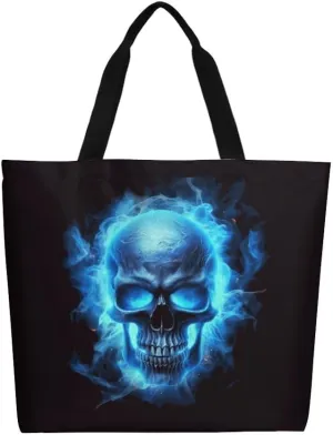 Canvas Tote Bag - Large Women's Casual Shoulder Handbag - Reusable Beach & Shopping Grocery Bag for Outdoors
