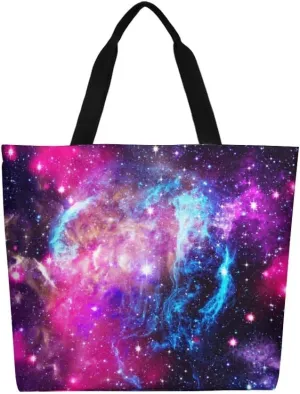 Canvas Tote Bag - Large Women's Casual Shoulder Handbag - Reusable Beach & Shopping Grocery Bag for Outdoors