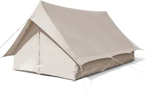 Canvas Wall Tentw/Stove Jack, 4-Season Yurt Tents for Camping Waterproof for Family Camping Outdoor Hunting