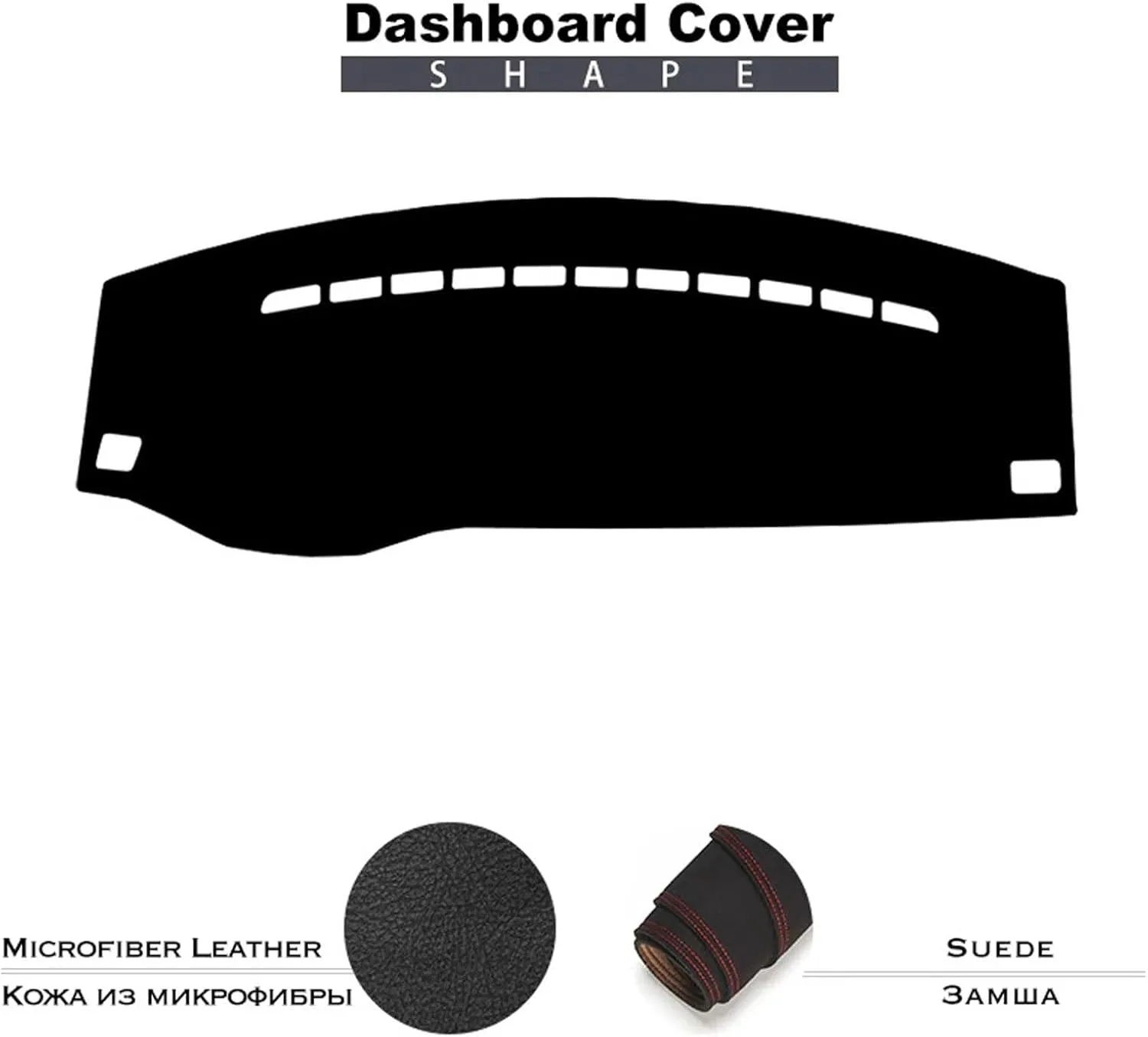 Car Dashboard Mat Avoid Light Pad Instrument Platform Desk Cover Mat Dash Accessories,Fit for SAIC Maxus G10 2014-2024