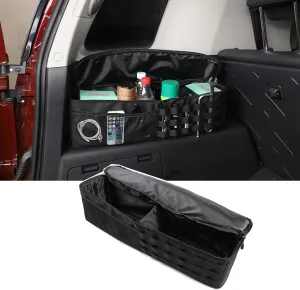 Car Trunk Organizer Compatible with Toyota FJ Cruiser 2007-2021, Rear Storage Organizer Multi-Compartment Oxford Cloth Car Storage Bag Space Saving, 1PCS, Black