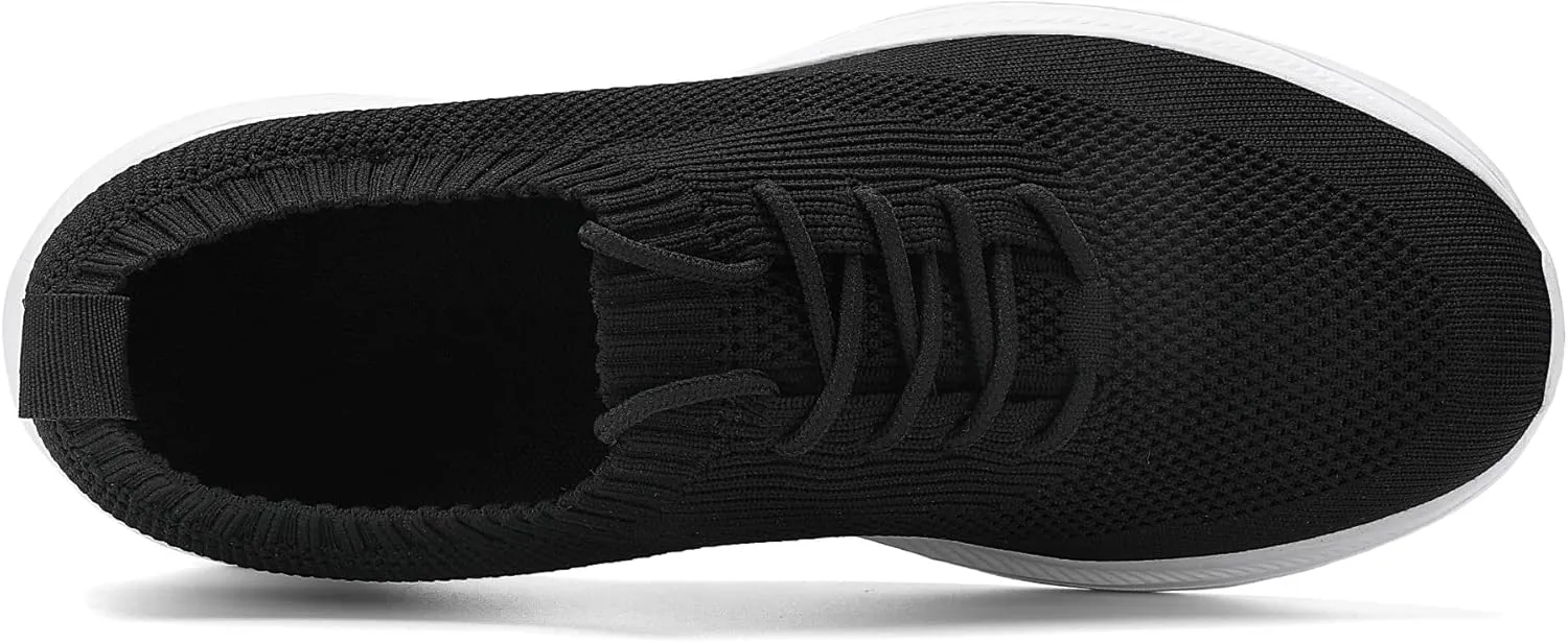Casbeam Mens Running Shoes Comfortable Lightweight Breathable Walking Shoes Lace-up Shoes Mesh Workout Casual Sports Shoes