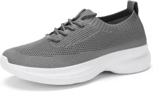 Casbeam Mens Running Shoes Comfortable Lightweight Breathable Walking Shoes Lace-up Shoes Mesh Workout Casual Sports Shoes