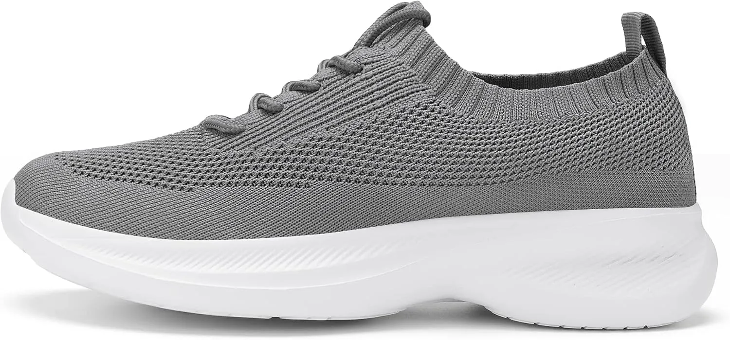 Casbeam Mens Running Shoes Comfortable Lightweight Breathable Walking Shoes Lace-up Shoes Mesh Workout Casual Sports Shoes