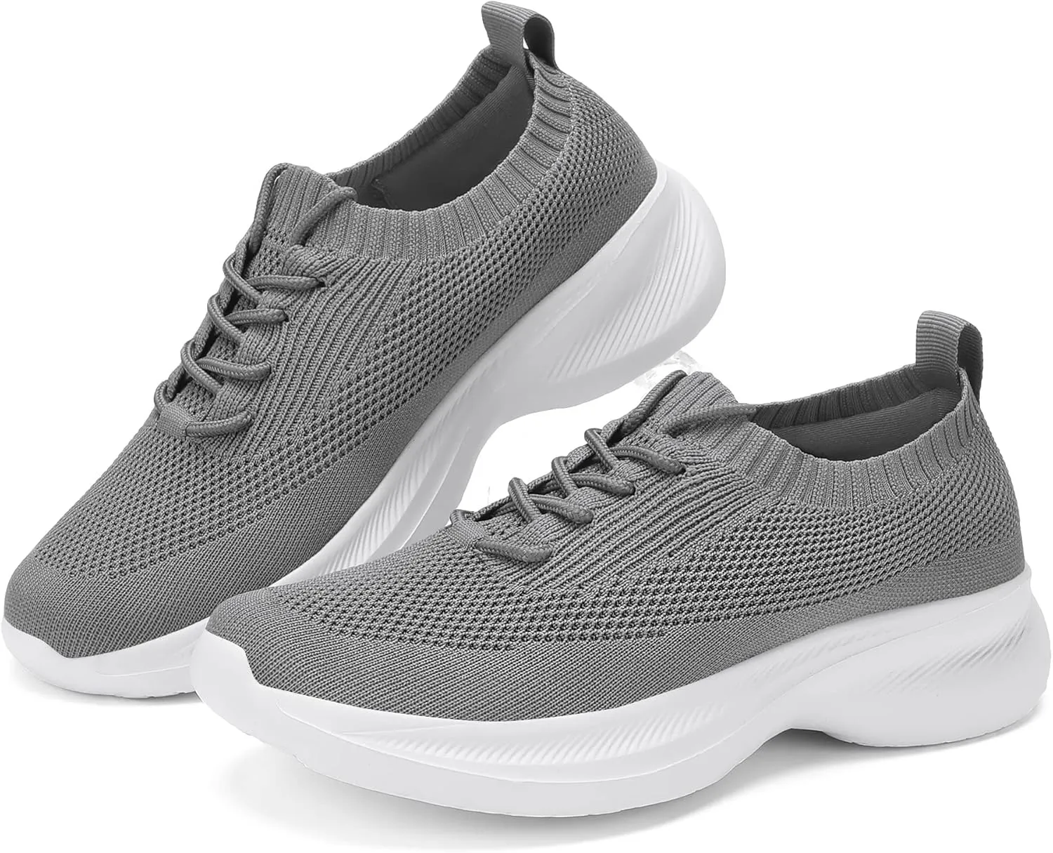 Casbeam Mens Running Shoes Comfortable Lightweight Breathable Walking Shoes Lace-up Shoes Mesh Workout Casual Sports Shoes