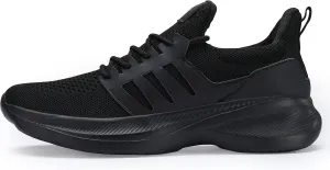 Casbeam Mens Running Shoes Comfortable Lightweight Breathable Walking Shoes Lace-up Shoes Mesh Workout Casual Sports Shoes