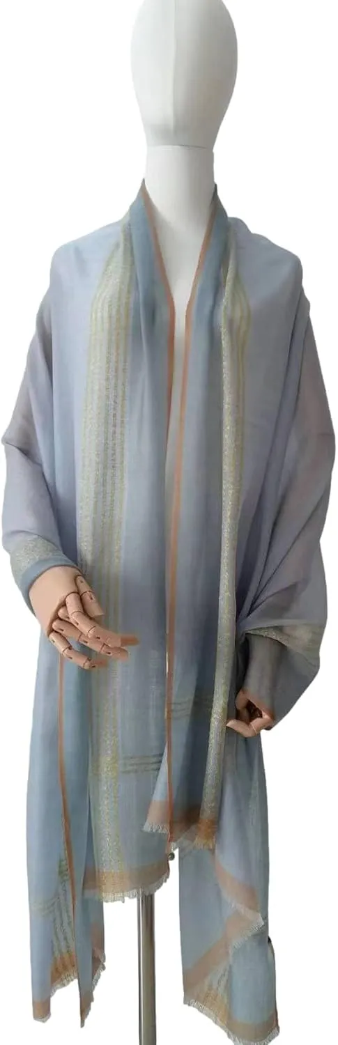 Cashmere-soft lightweight wool scarf, Pashmina Shawls and Wraps for Evening Dresses Travel Office Wedding
