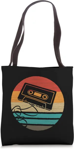 Cassette Retro Style Vintage Tote Bag