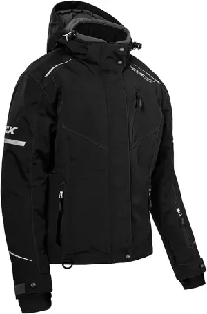 Castle X Women's Polar Jacket in Black/White Size XL