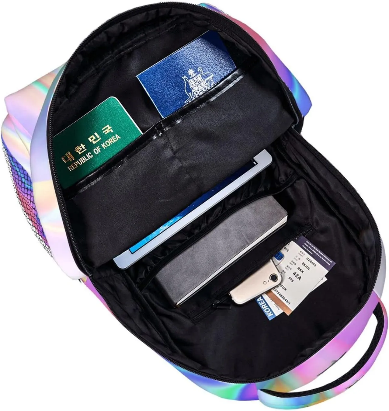 Casual Large Capacity Backpack Travel Daypacks Hiking Lightweight Shoulder Bag