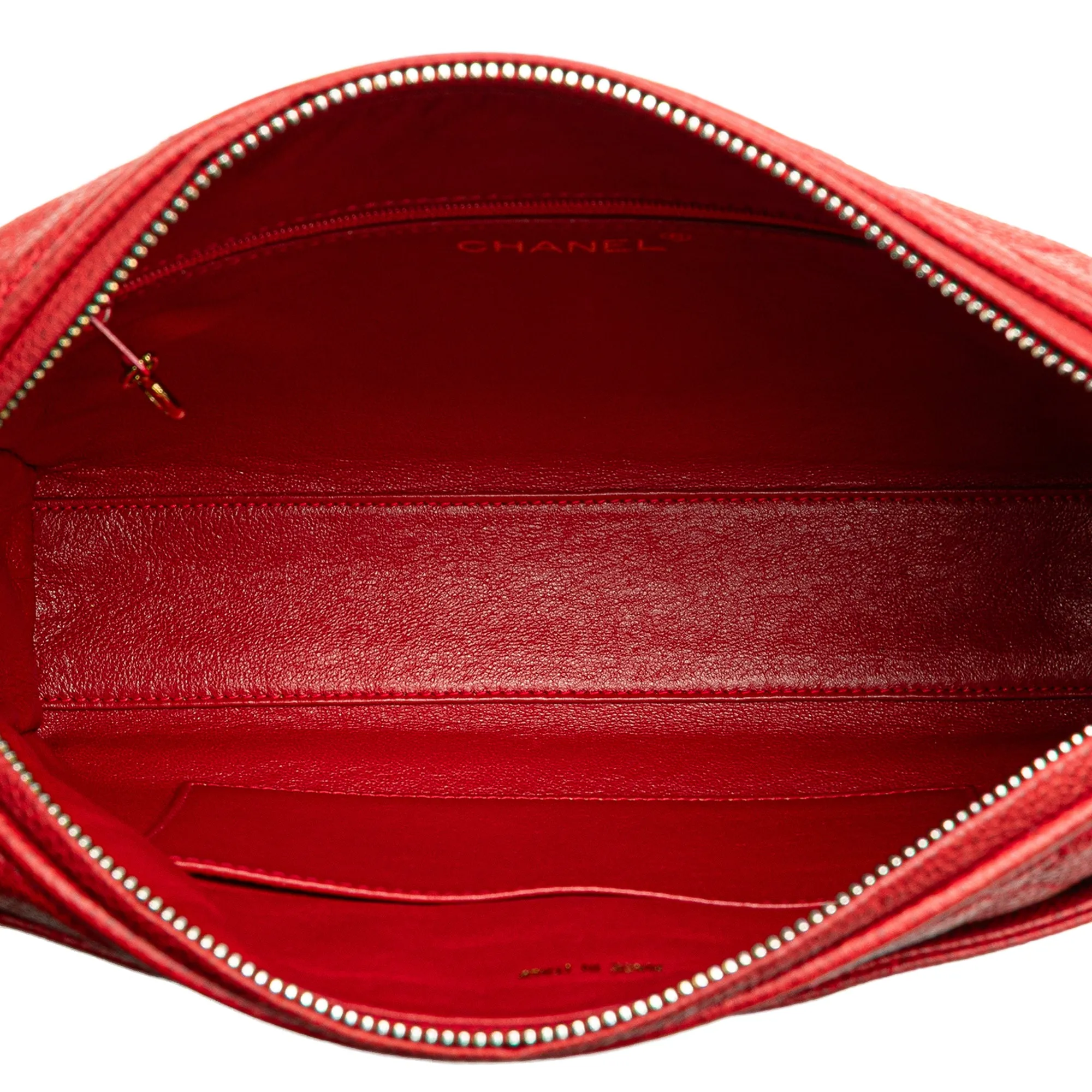CC Quilted Caviar Chain Camera Bag