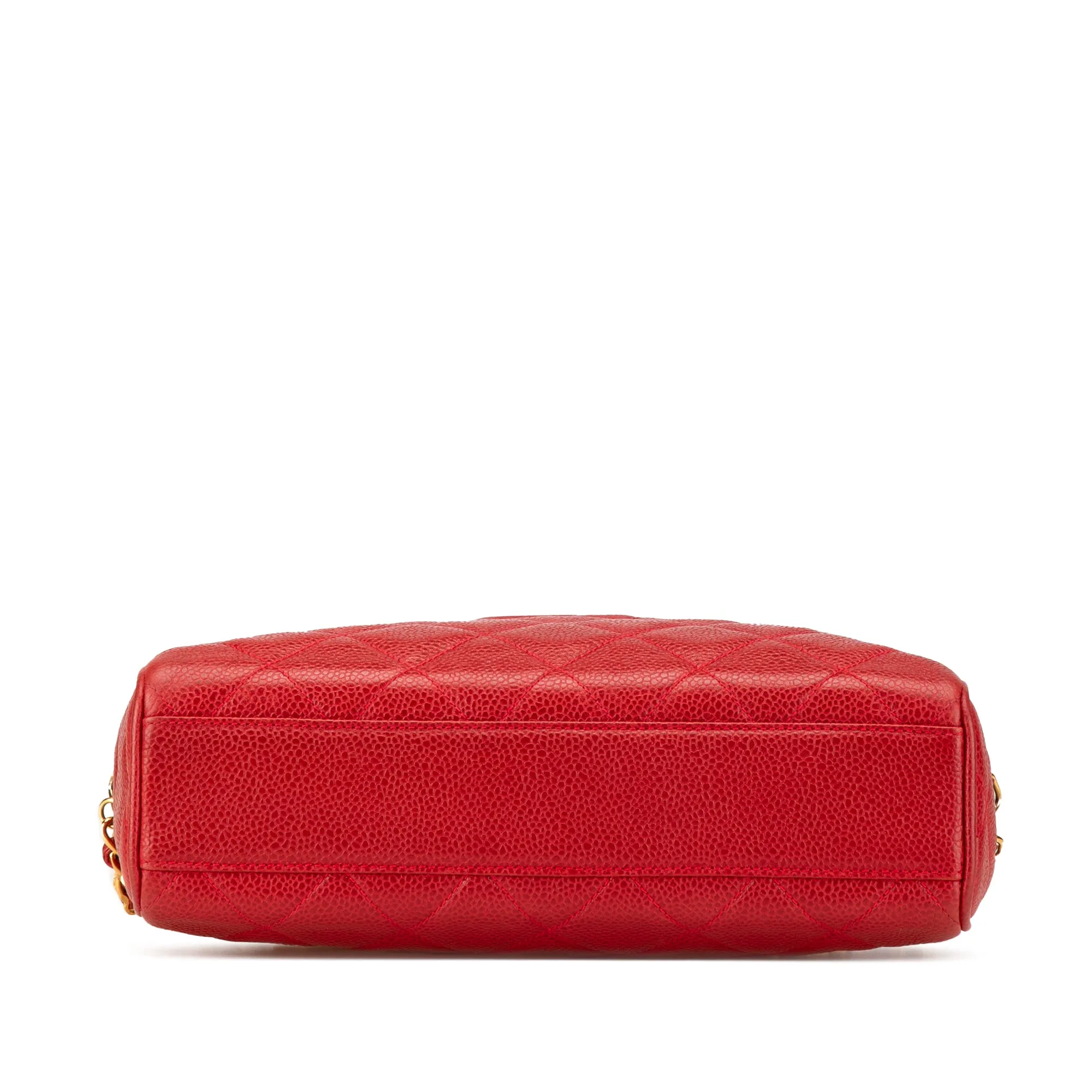 CC Quilted Caviar Chain Camera Bag
