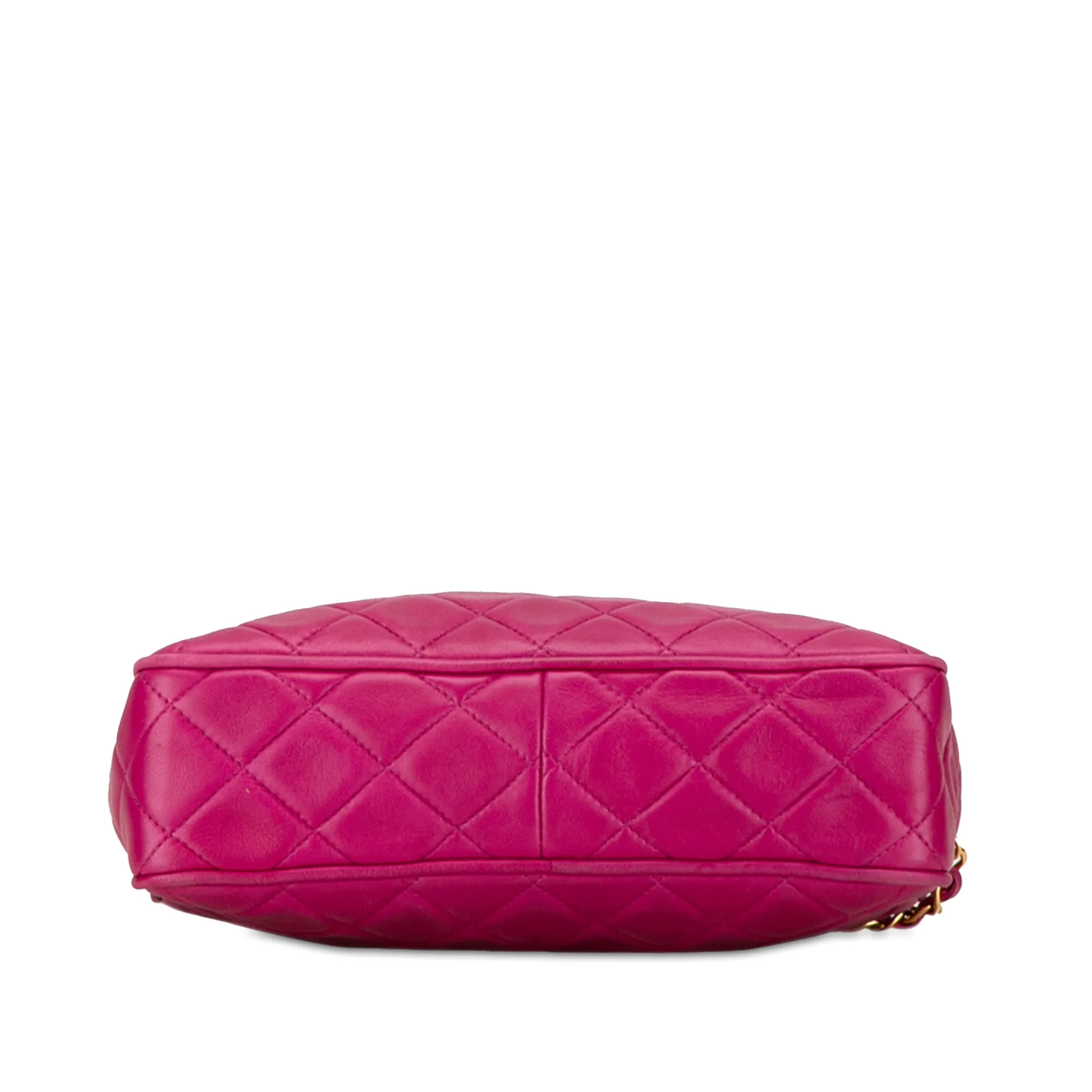 CC Quilted Lambskin Tassel Crossbody