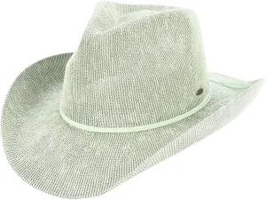 C.C Sparkly Sequin Cowboy Hat with Suede String Trim