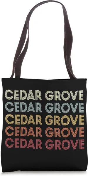Cedar Grove Florida Cedar Grove FL Retro Vintage Text Tote Bag