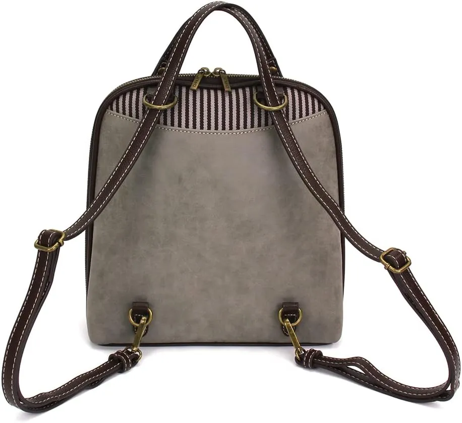 CHALA Group Handbags Multi-Color Convertible Mini Backpack Purse (870)