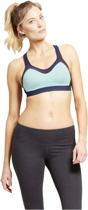 Champion C9 Women's Medium Support Power Core Compression Ventilated Mesh Sports Bra - (Caste Teal, XSmall)