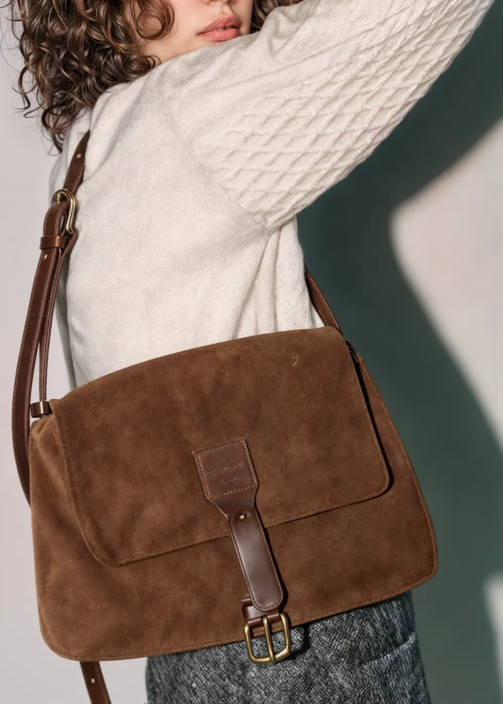Chiara Suede Handbag