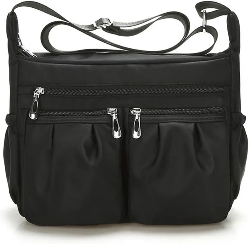 Chikencall Crossbody Bag for Women Waterproof Shoulder Bag Nylon Handbag Travel Work Purses