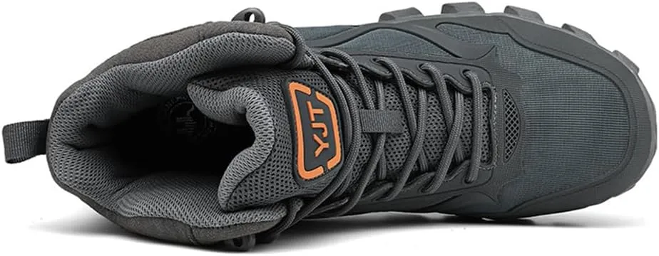 CHUUMEE Men's High Top Waterproof Hiking Shoes Trekking Trails Outdoor Work Shoes