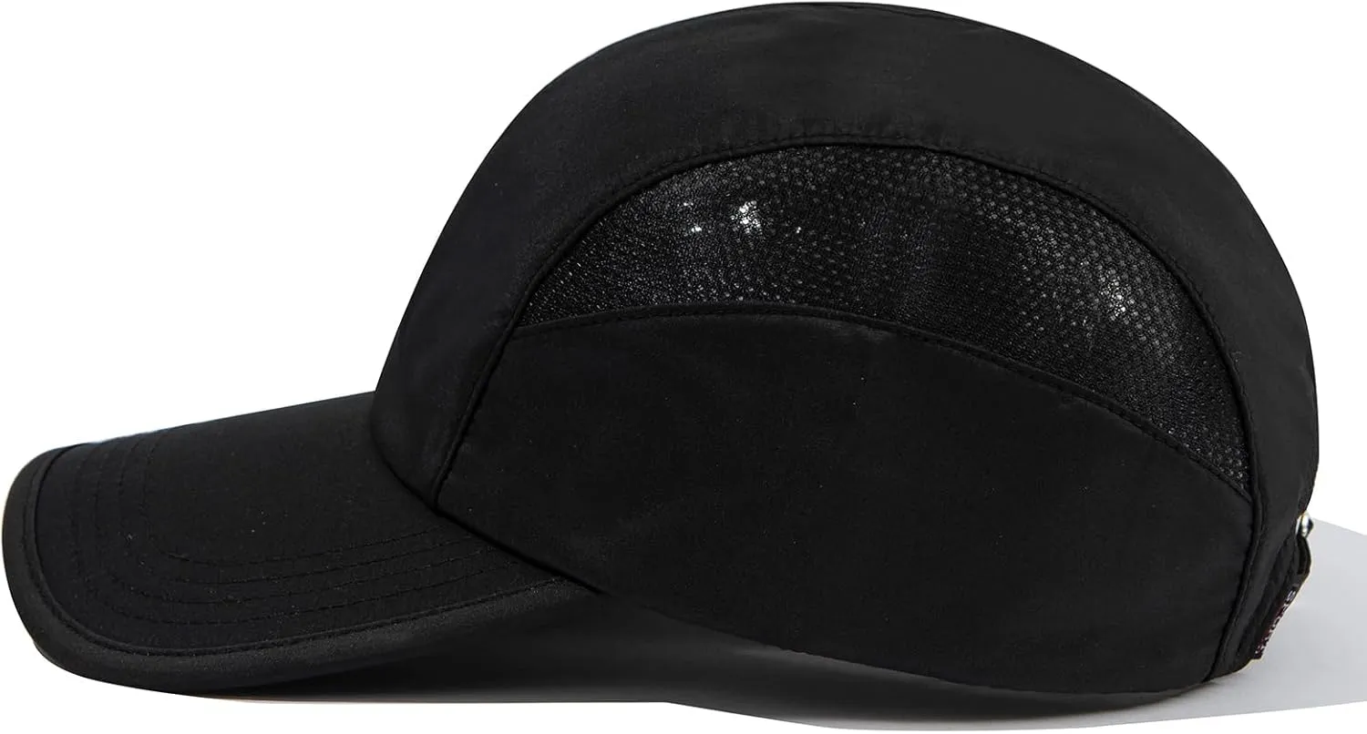 CLAPE Sun Protection Sport Hats Lightweight Breathable Mesh Unstructured Baseball Hat Adjustable Quick Dry Running Hat