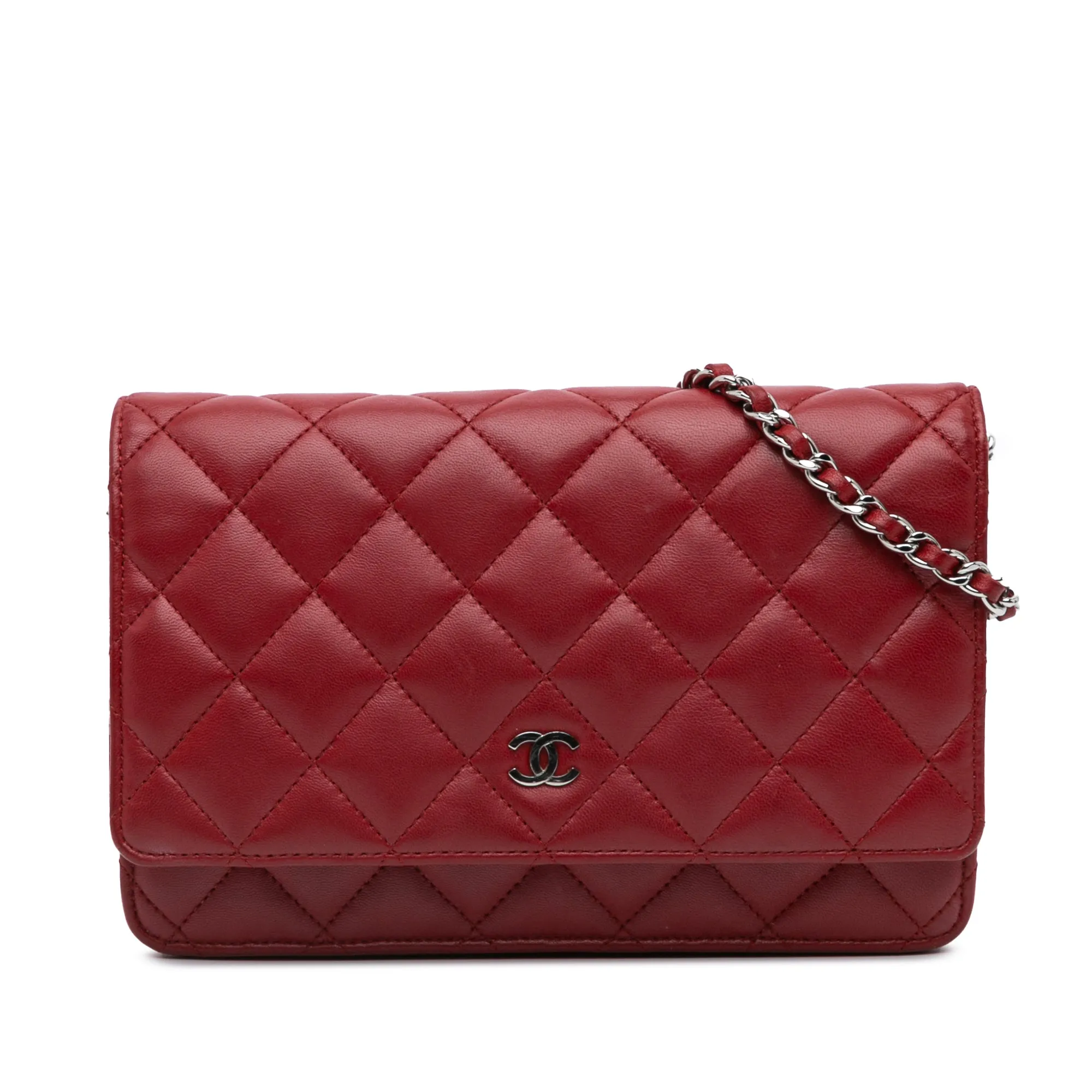 Classic Lambskin Wallet on Chain