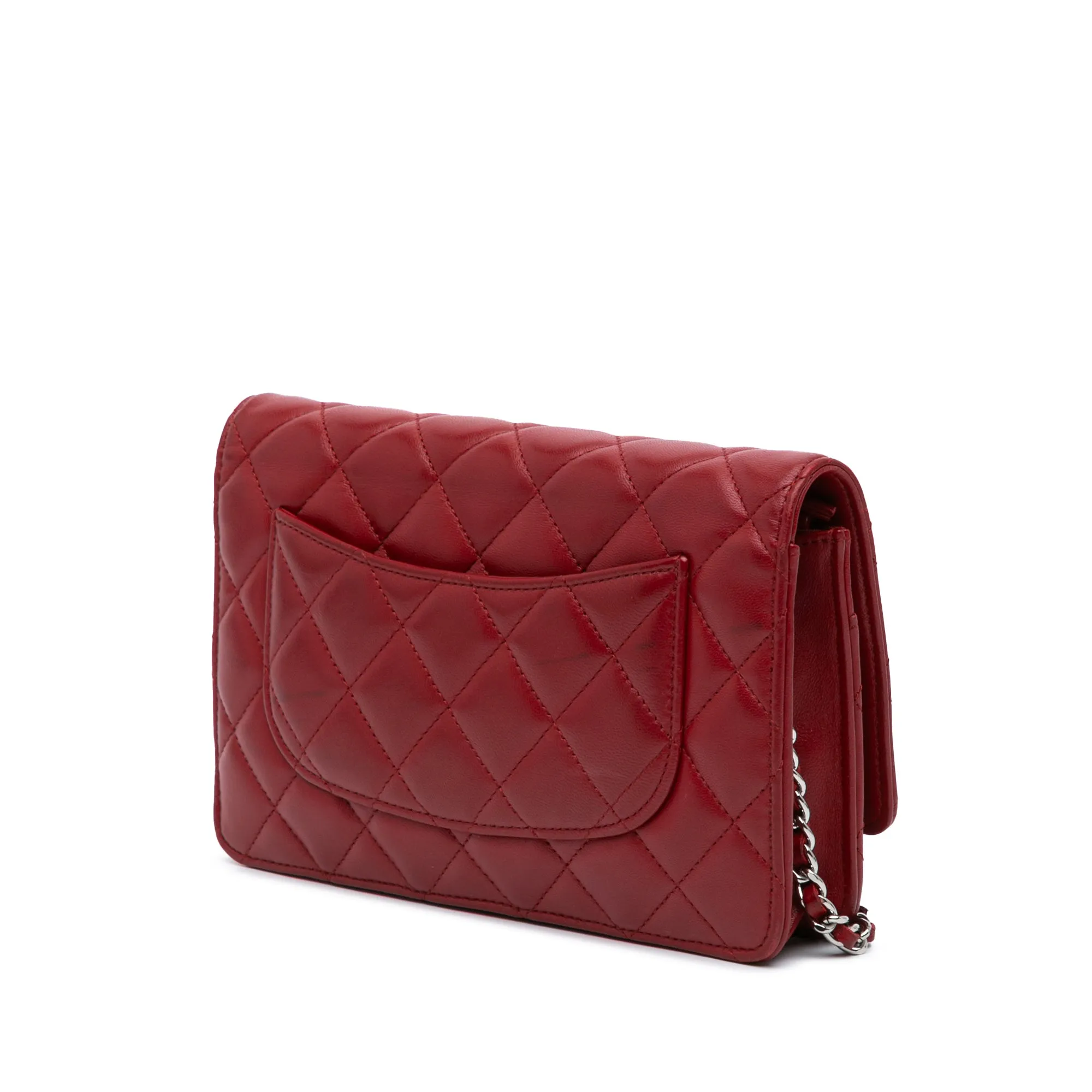 Classic Lambskin Wallet on Chain