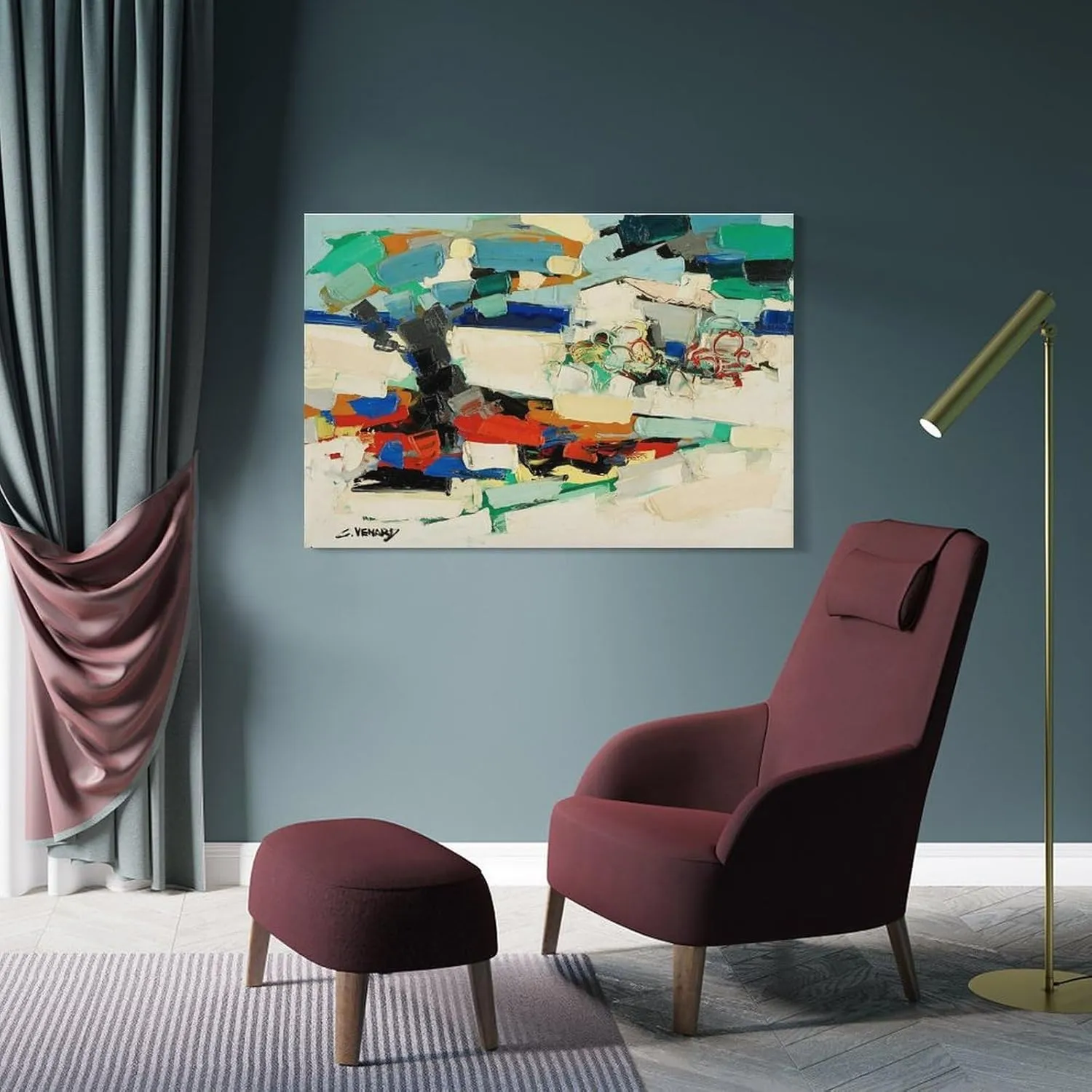 Claude Venard Le Cabanon Picture Print Canvas Poster Wall Paint Art Posters Decor Modern Home Artworks 20x30inch(50x75cm)