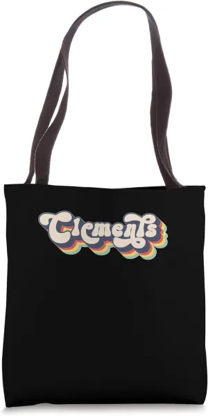 CLEMENTS Family Name Personalized Surname CLEMENTS Tote Bag