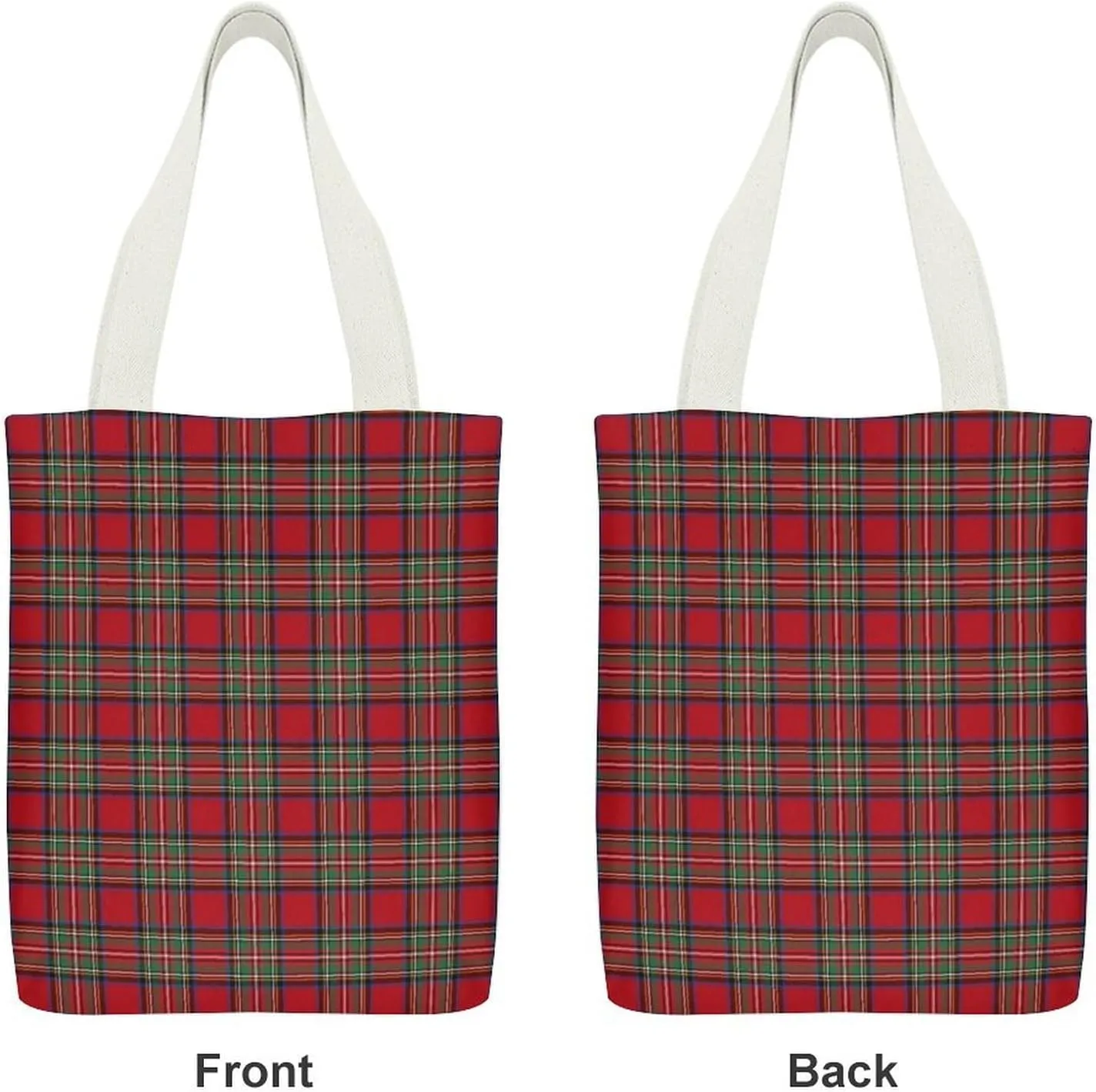 Clergy Blue Black White Large Capacity Canvas Tote Bag with Pockets Inside Unisex