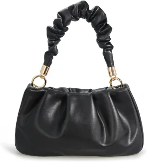 Cloud Pouch Bag Women Shoulder Handbag Soft Vegan Leather Vintage Hobo Chain Cross body Bag