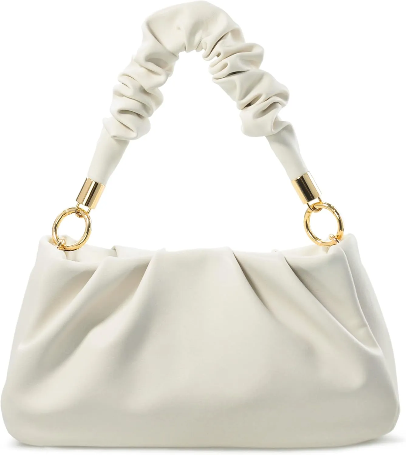 Cloud Pouch Bag Women Shoulder Handbag Soft Vegan Leather Vintage Hobo Chain Cross body Bag