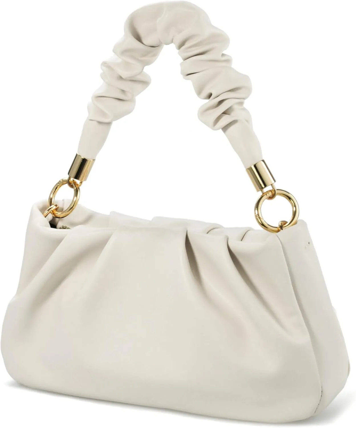 Cloud Pouch Bag Women Shoulder Handbag Soft Vegan Leather Vintage Hobo Chain Cross body Bag