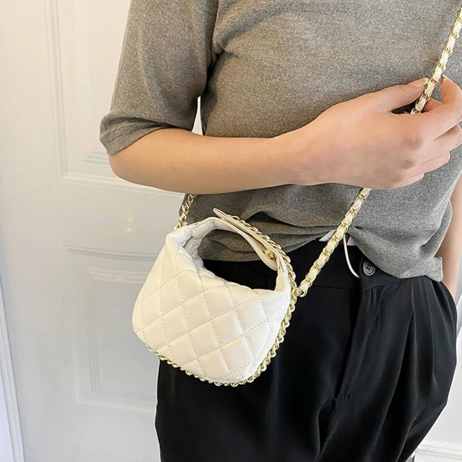 Clutch Purses for Women, Mini Metallic Evening Purse