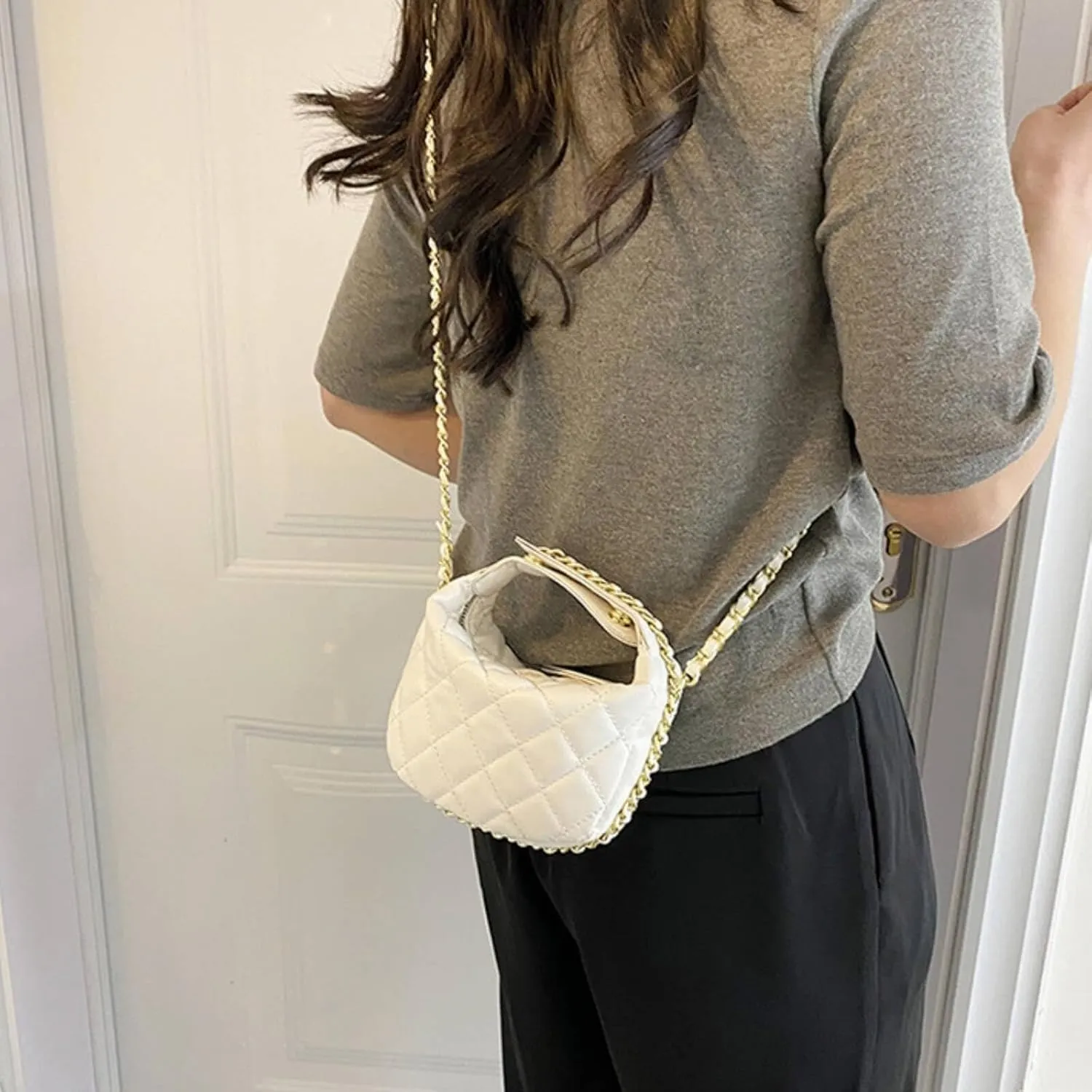Clutch Purses for Women, Mini Metallic Evening Purse
