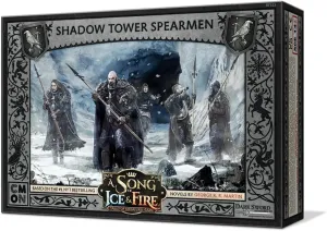 CMON A Song of Ice Fire Tabletop Miniatures Game Shadow Tower Spearmen Unit Box | Strategy Game for Teens Adults | Ages 14  | 2  Players | Avg. Playtime 45-60 Minutes | Made, Multi Color (SIF313)