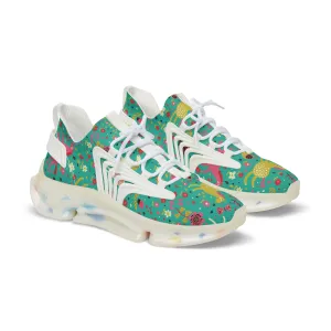 Colorful Horses Men's Mesh Sneakers
