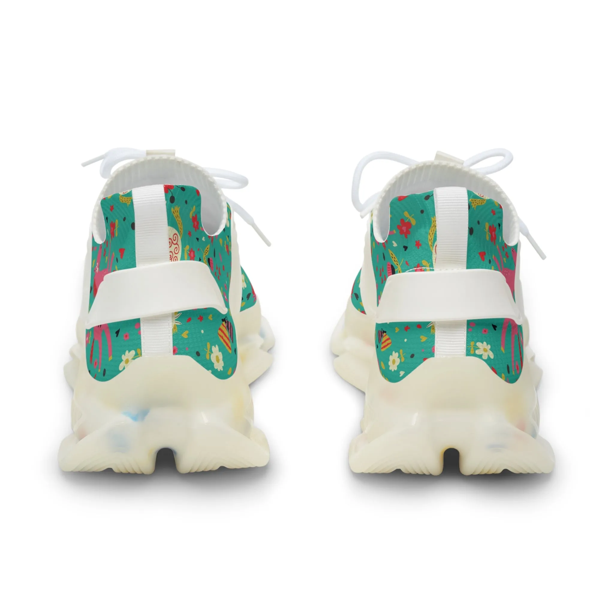 Colorful Horses Men's Mesh Sneakers