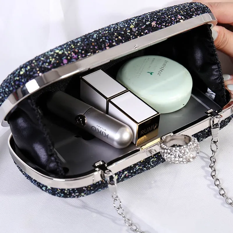 Colorful Sequin Women's Clutch Bag Party Chain Shoulder Purse