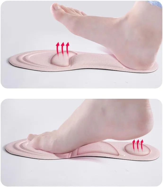 Comfortable Insole for Women Soft Long Standing -Soft 4d -Thin High Heels Soft Sole Comfortable Insole(35-40)