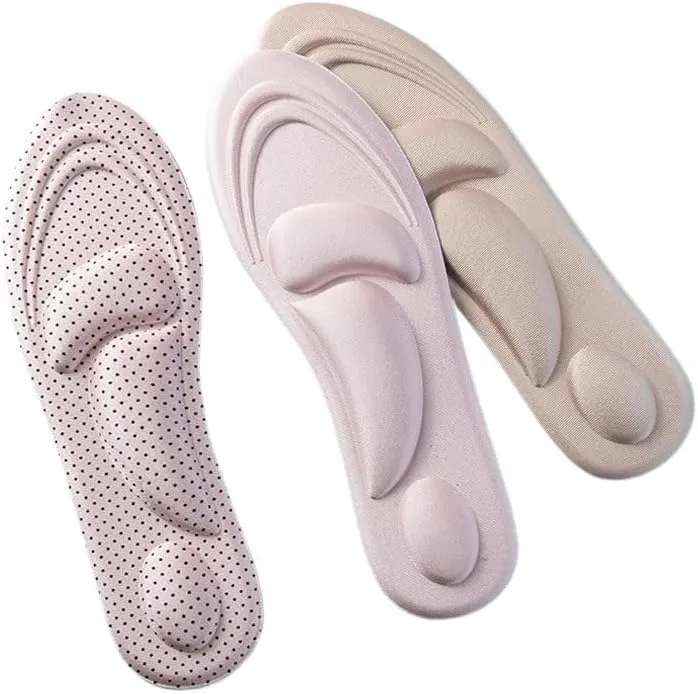 Comfortable Insole for Women Soft Long Standing -Soft 4d -Thin High Heels Soft Sole Comfortable Insole(35-40)