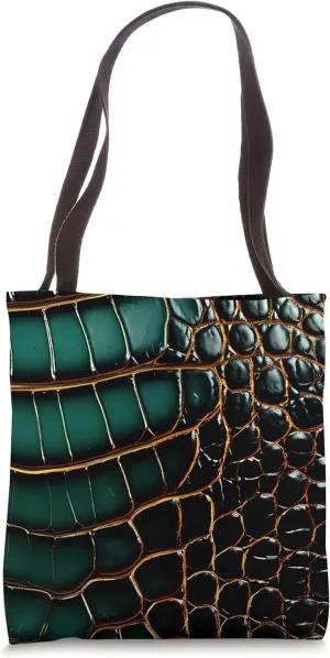 Cool Design Animal Alligator Crocodile Skin Print Pattern Tote Bag