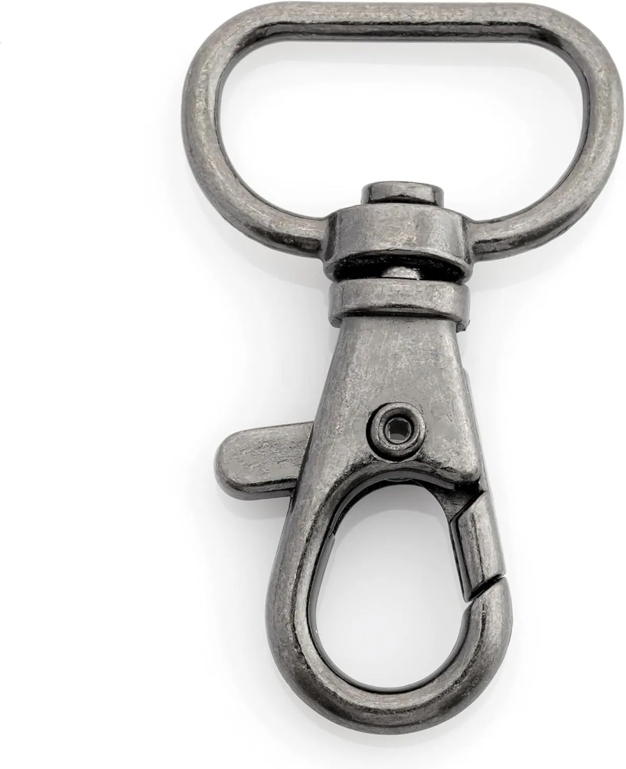 CRAFTMEMORE 3/4 Inch Trigger Snap Hooks Classic Swivel Lobster Claw Clasps Purse Lanyard Clip 20 Pack CSPS (Gunmetal)