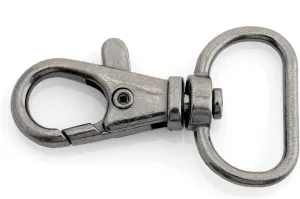 CRAFTMEMORE 3/4 Inch Trigger Snap Hooks Classic Swivel Lobster Claw Clasps Purse Lanyard Clip 20 Pack CSPS (Gunmetal)